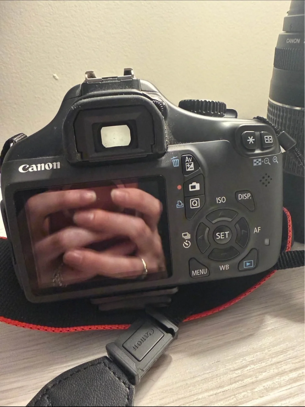 Canon Black EOS Rebel T3 18-55mm and 75-300mm Lenses